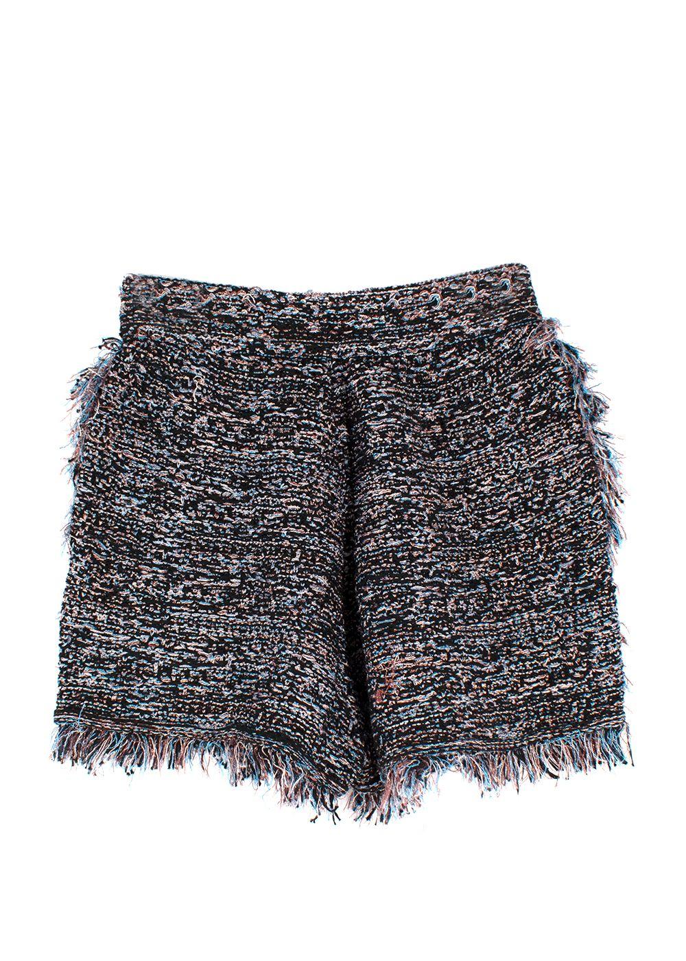Missoni Black Metallic Soft Tweed  Shorts