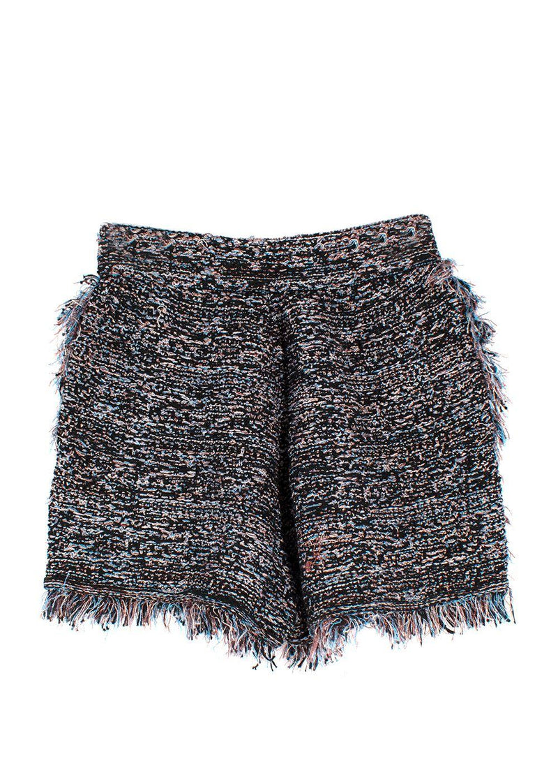 Missoni Black Metallic Soft Tweed  Shorts