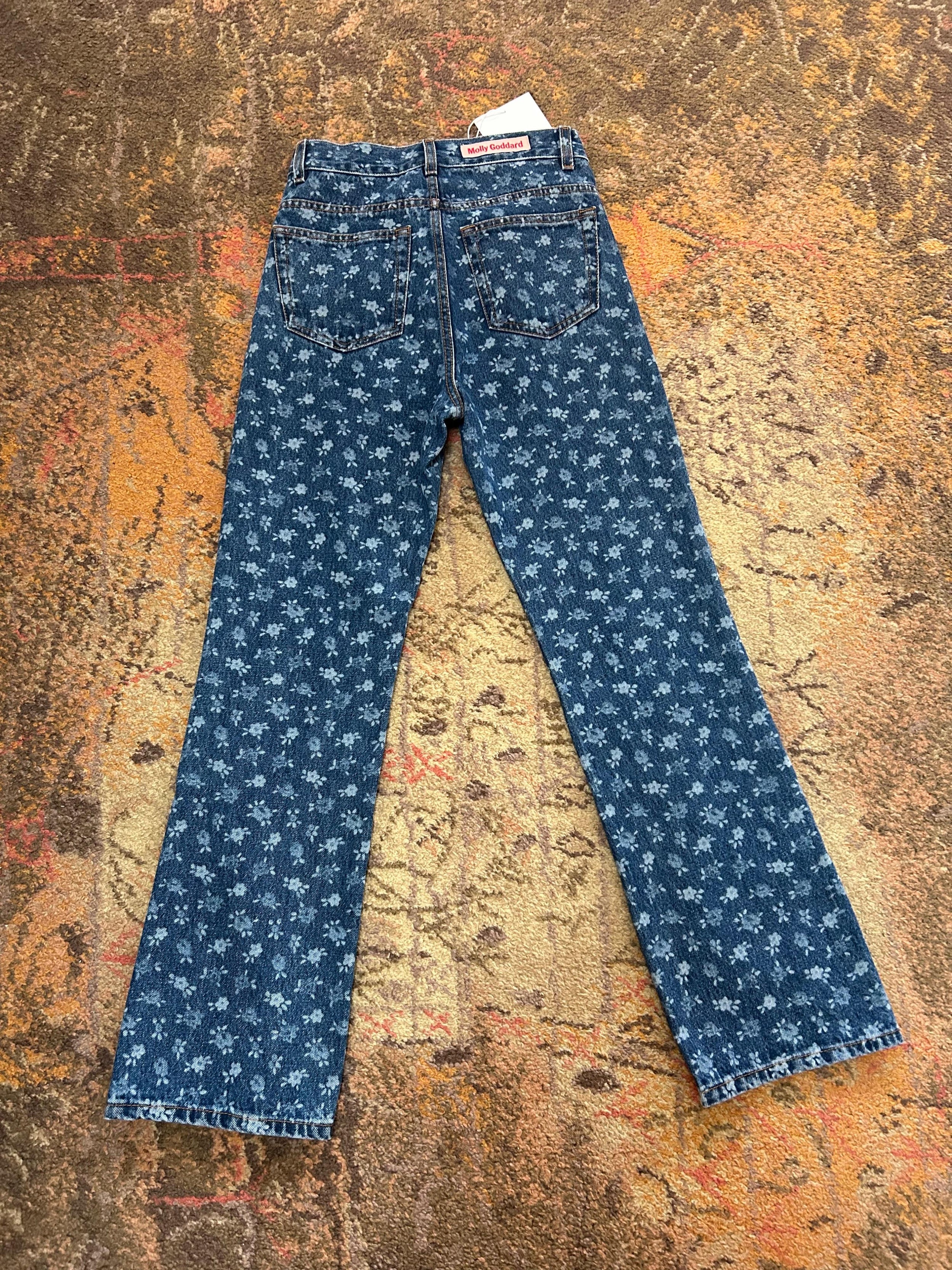 Dorianna Mid-Rise Straight-Leg Jeans