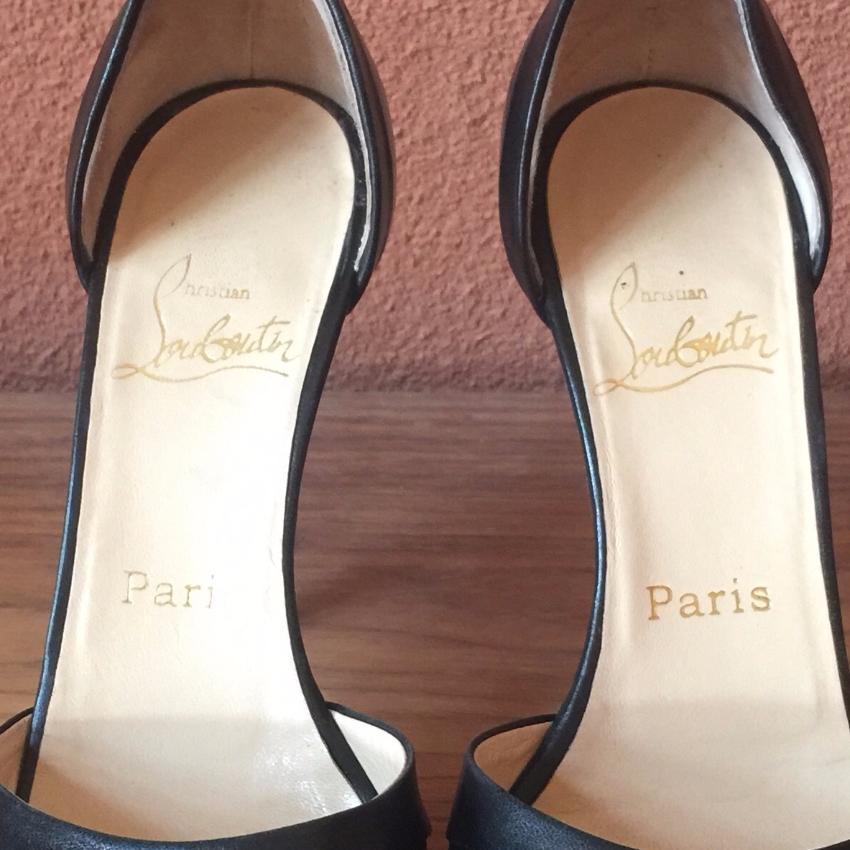 Christian Louboutin Nappa Leather Armadillo Peep-toe Pumps Heels
