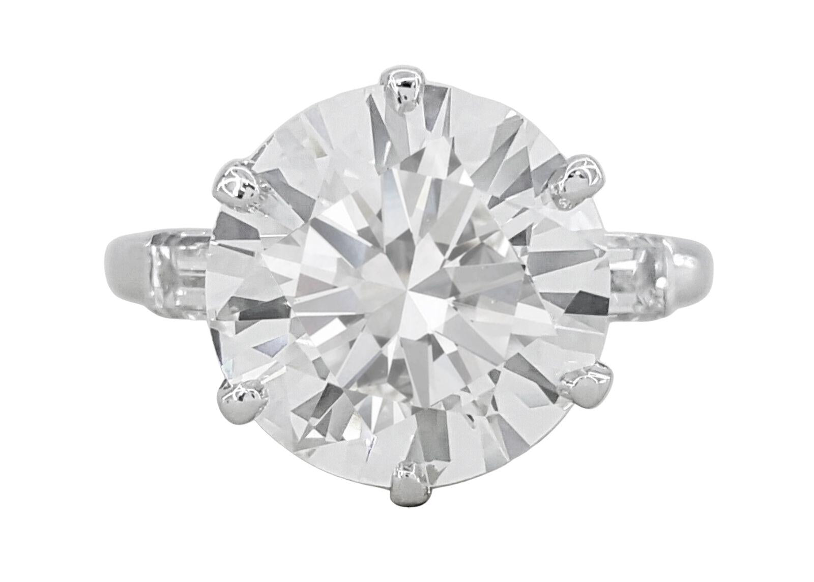 Verde 4.5ct IGI Certified Lab-grown Round Cut Diamond Ring