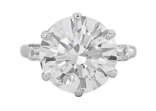 Verde 4.5ct IGI Certified Lab-grown Round Cut Diamond Ring