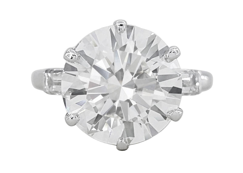 Verde 4.5ct IGI Certified Lab-grown Round Cut Diamond Ring