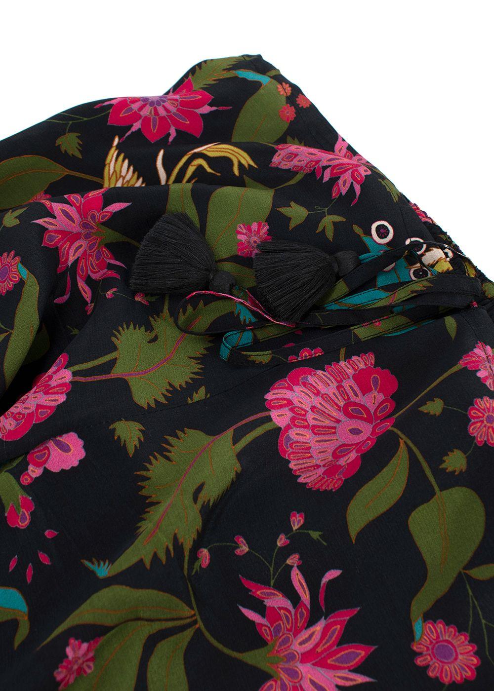 Figue Ipanema Floral-print Silk Crepe De Chine Wide-leg Pants
