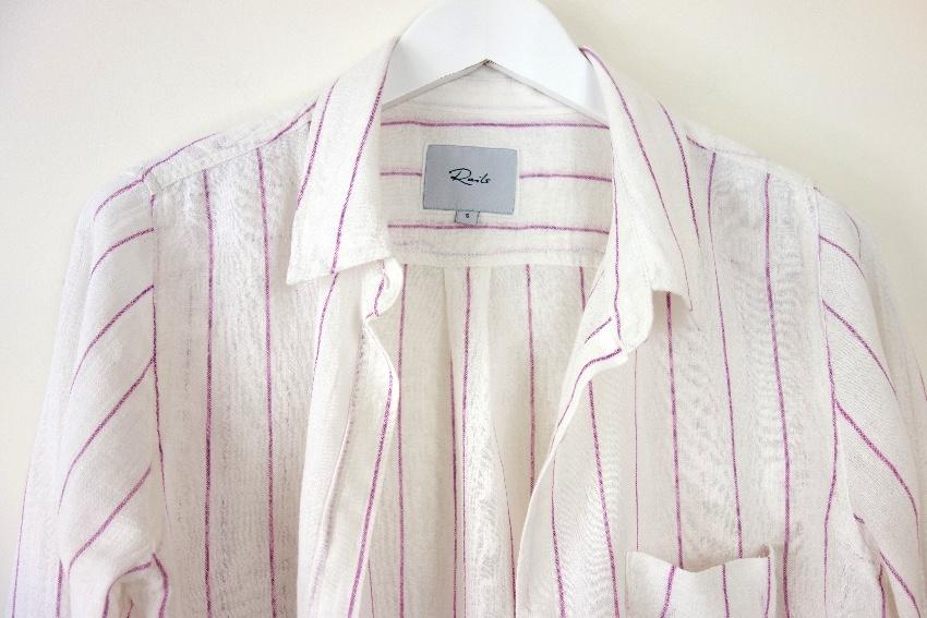 Rails Charli Skinny-Striped Shirt