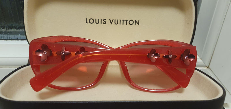 LV Pink Acetate  Embellished Sunglasses