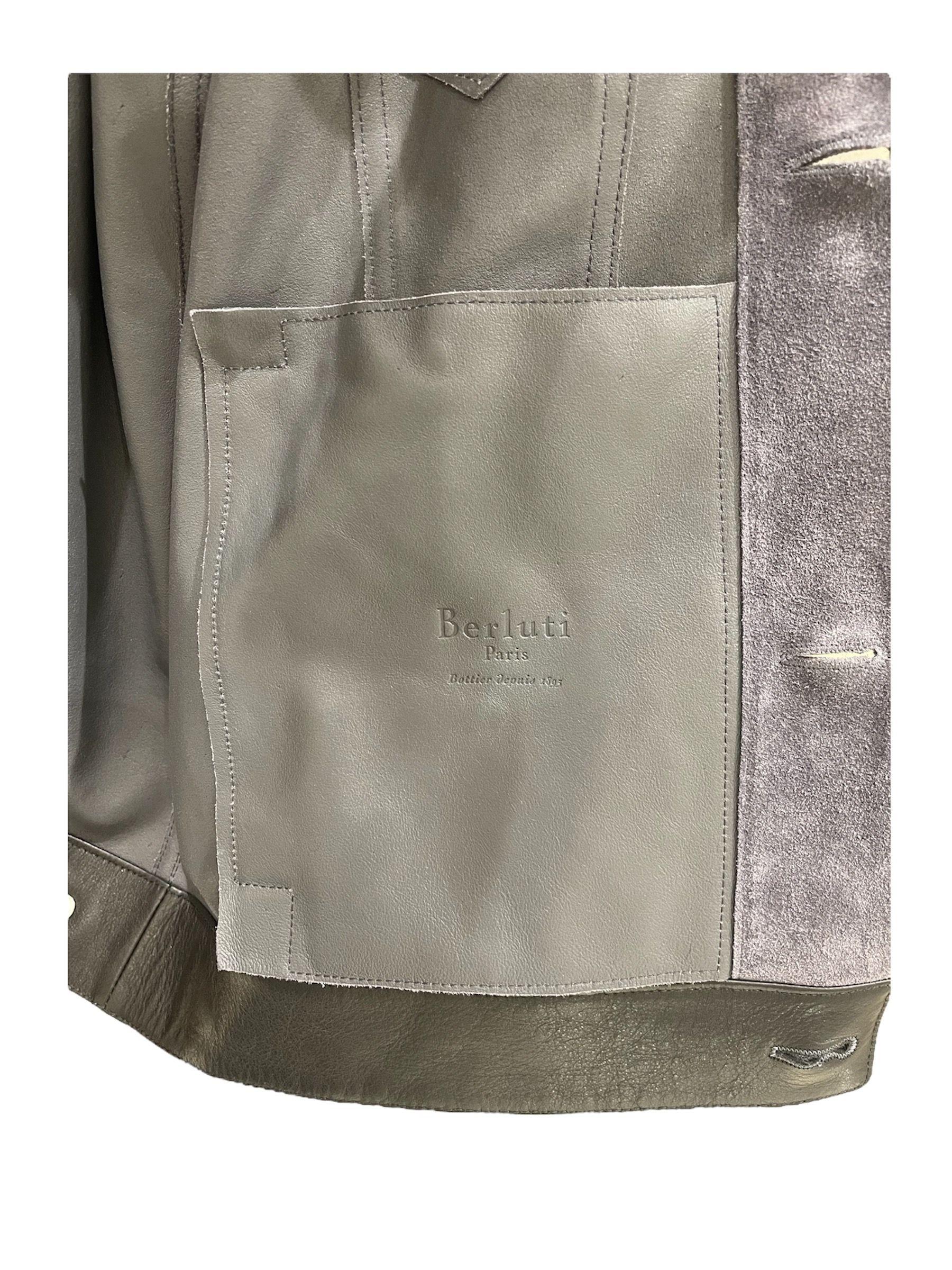 Blue-Gray Suede Jacket