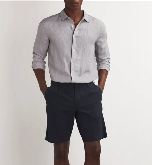 Paige  Linen Blend Striped Shirt