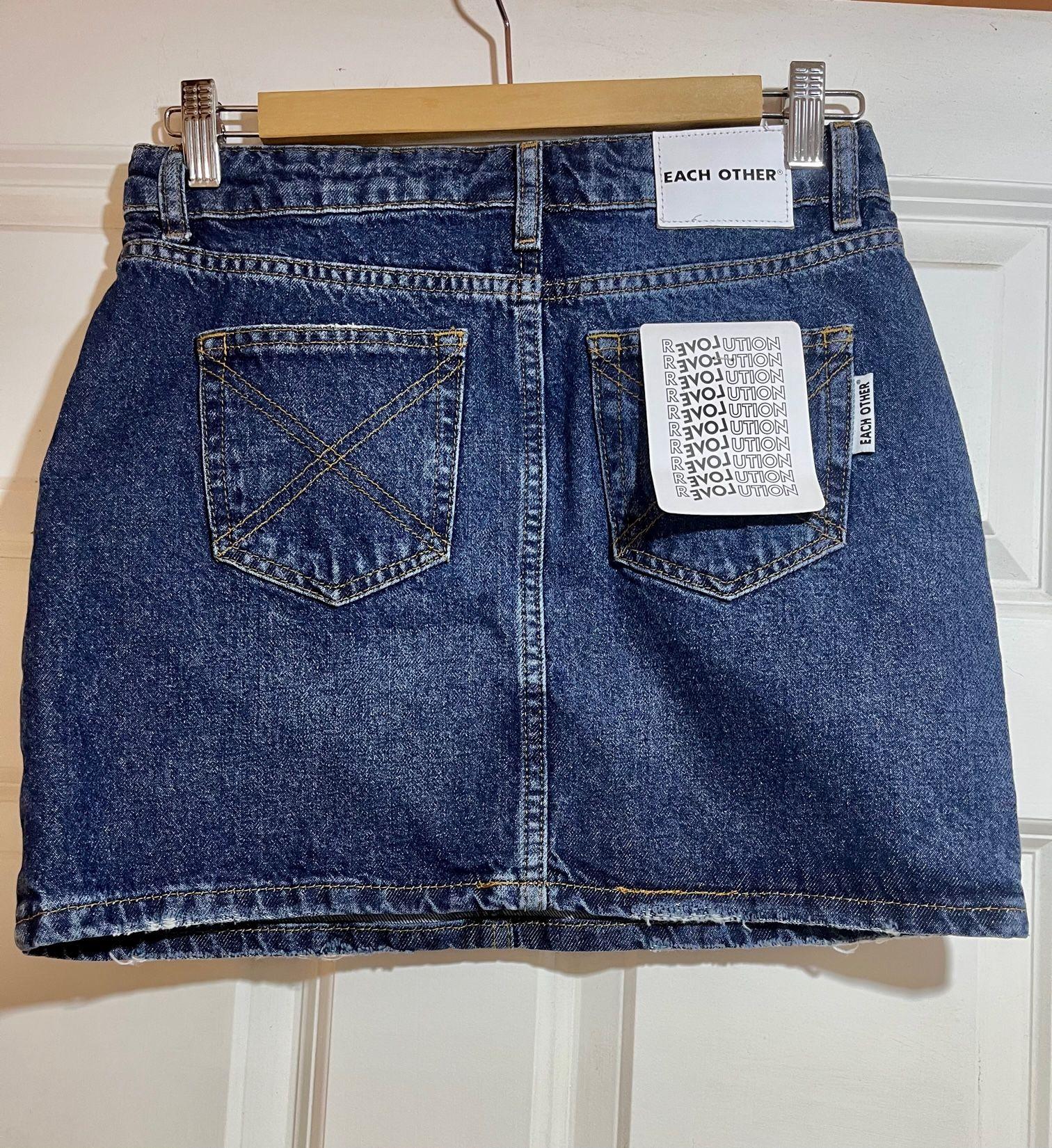 Denim Mini Skirt