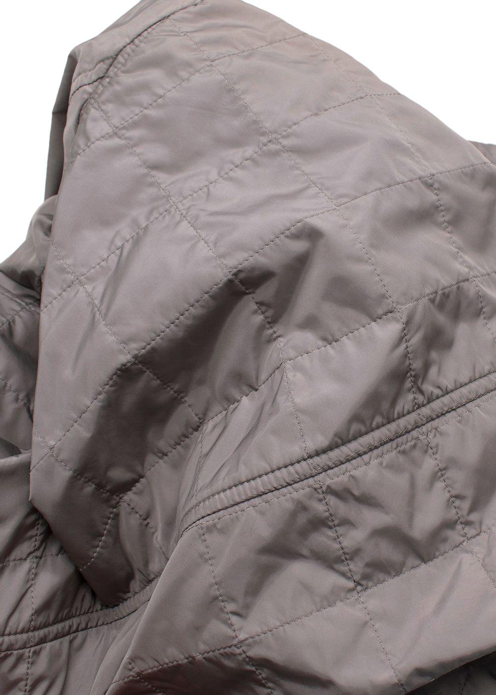 Canali Grey Quilted Jacket