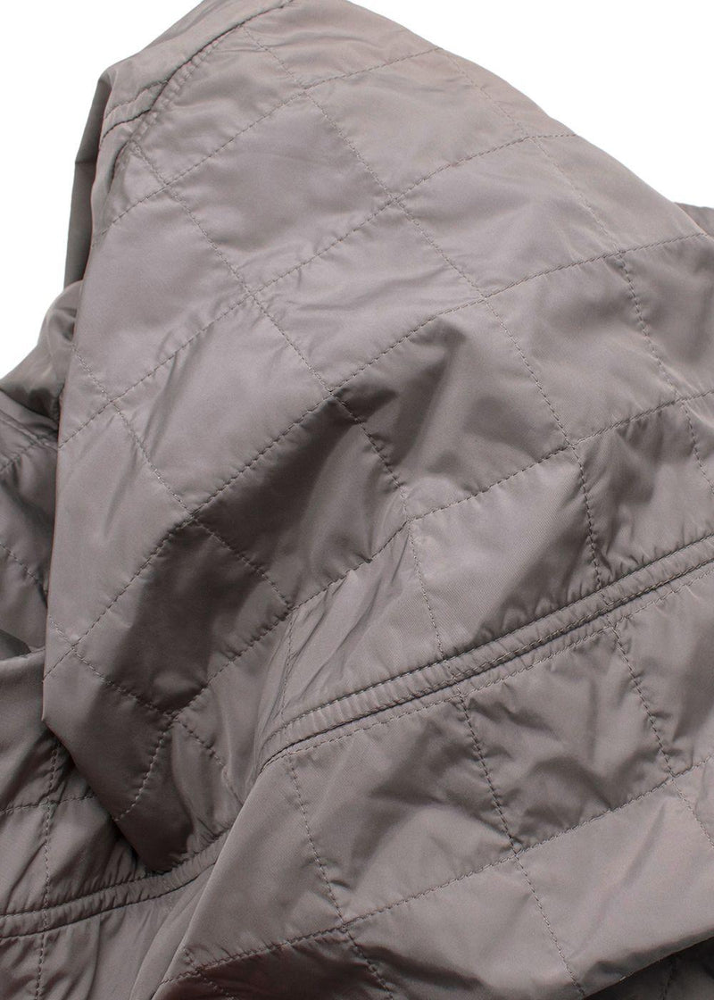 Canali Grey Quilted Jacket