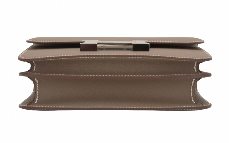 Etoupe Epsom Constance 18 cm with Palladium Hardware