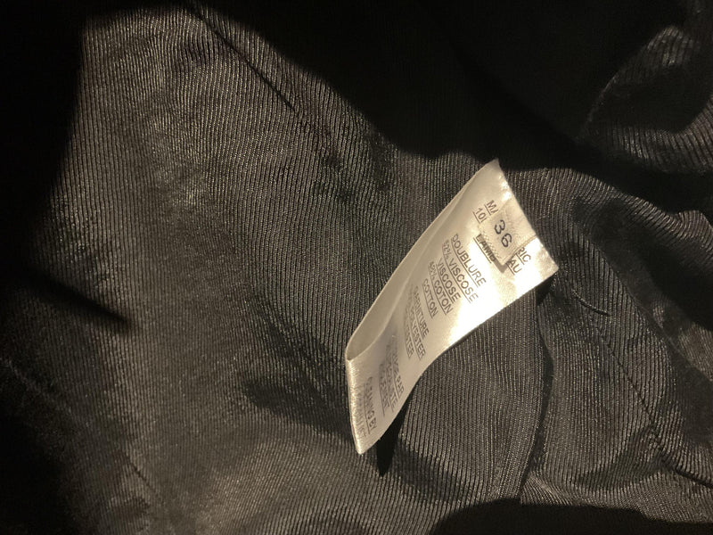 Black Lambskin Leather Biker Jacket