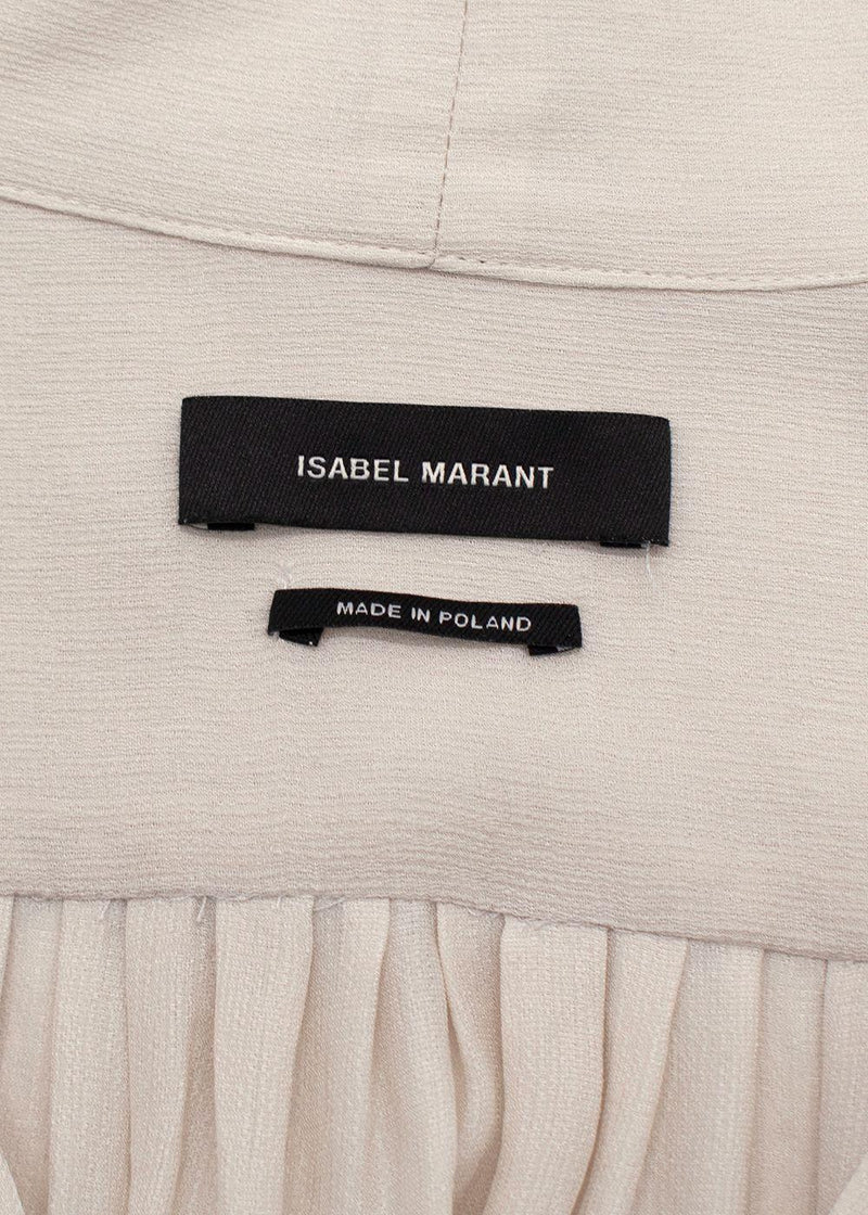 Isabel Marant Light Grey Silk Blouse