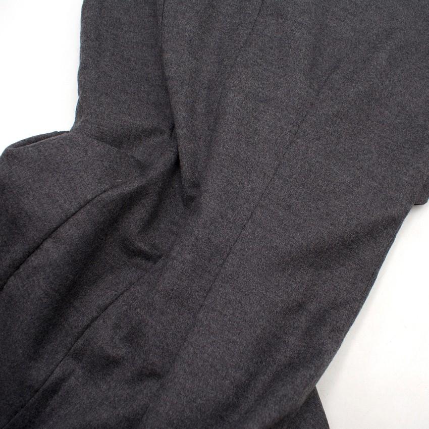 Gucci Grey Wool Tailored Dress