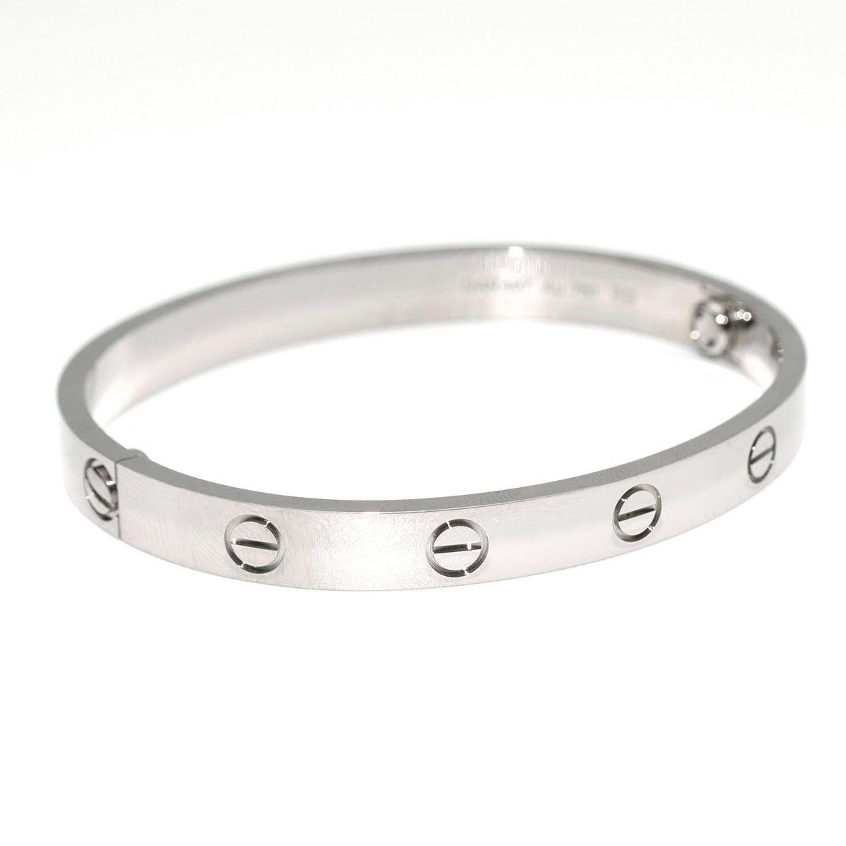 Cartier LOVE Classic White Gold Bracelet 16 (with Box