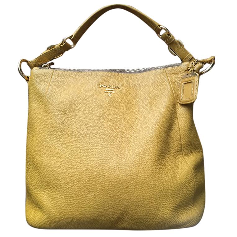 Prada Yellow Shoulder Bag