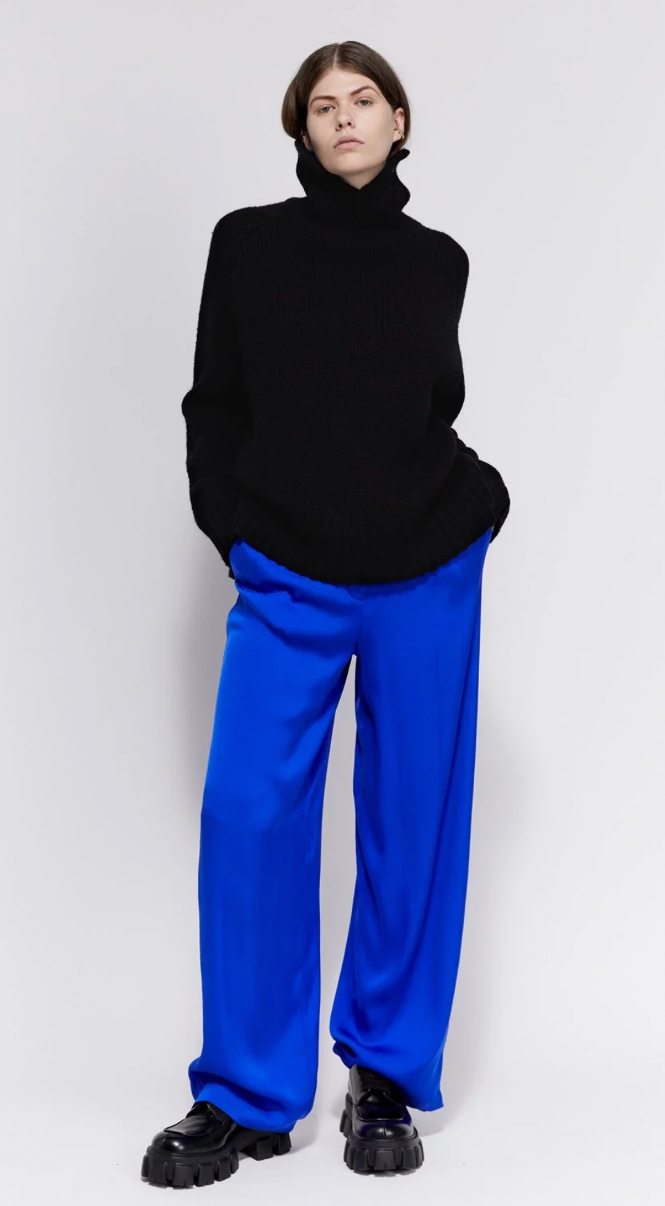 Black Merino Wool Roberta Jumper