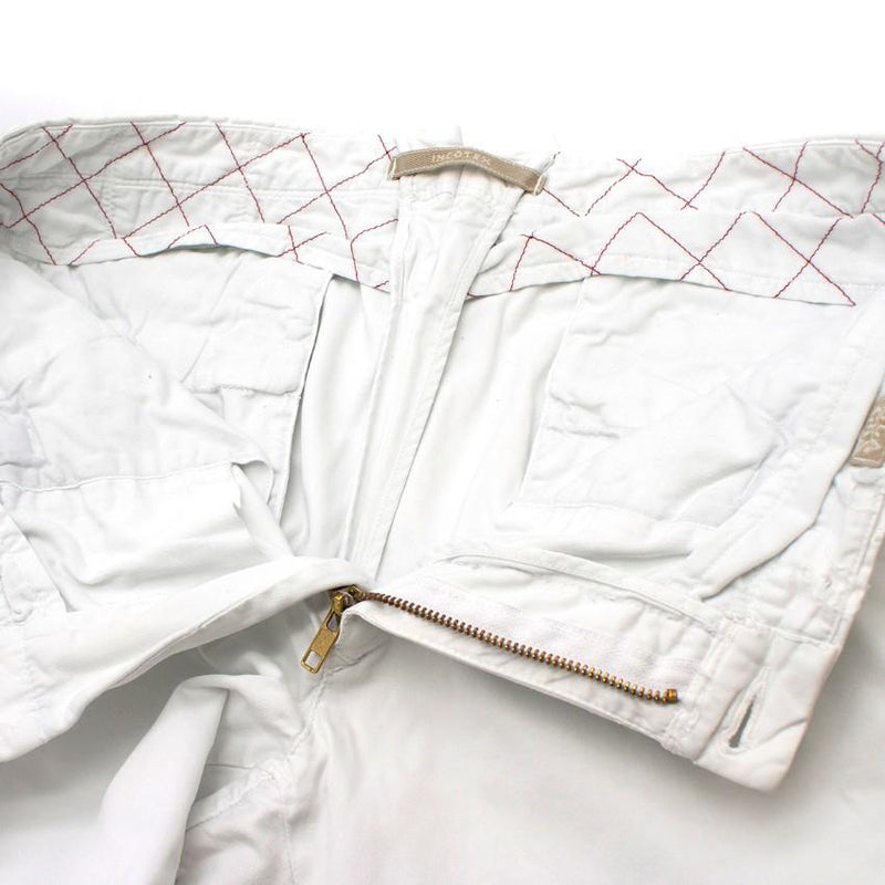 Incotex White Straight-leg Chino Trousers