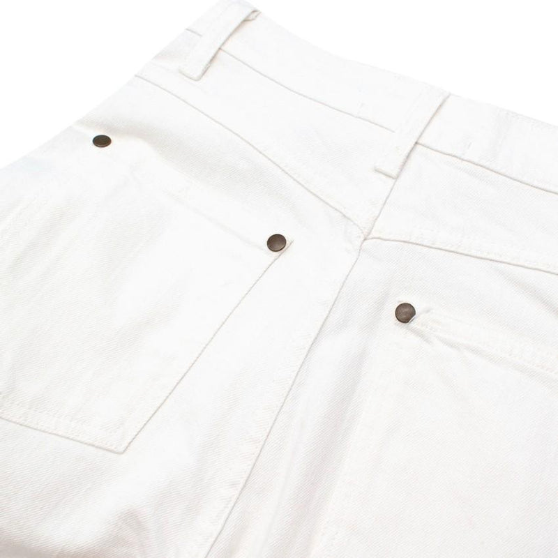 Rodarte White High Waisted Skinny Fit Jeans