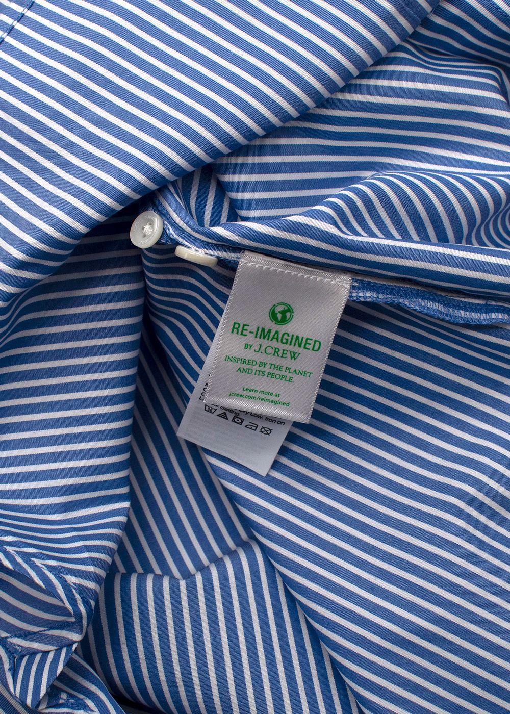 Blue & White Striped Shirt