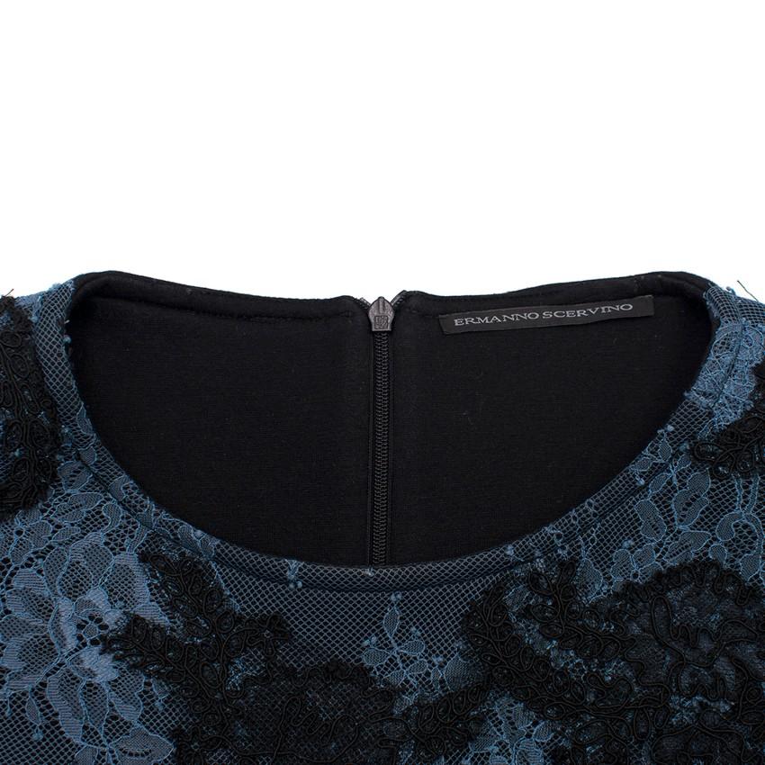 Ermanno Scervino Lace Applique Shift Dress