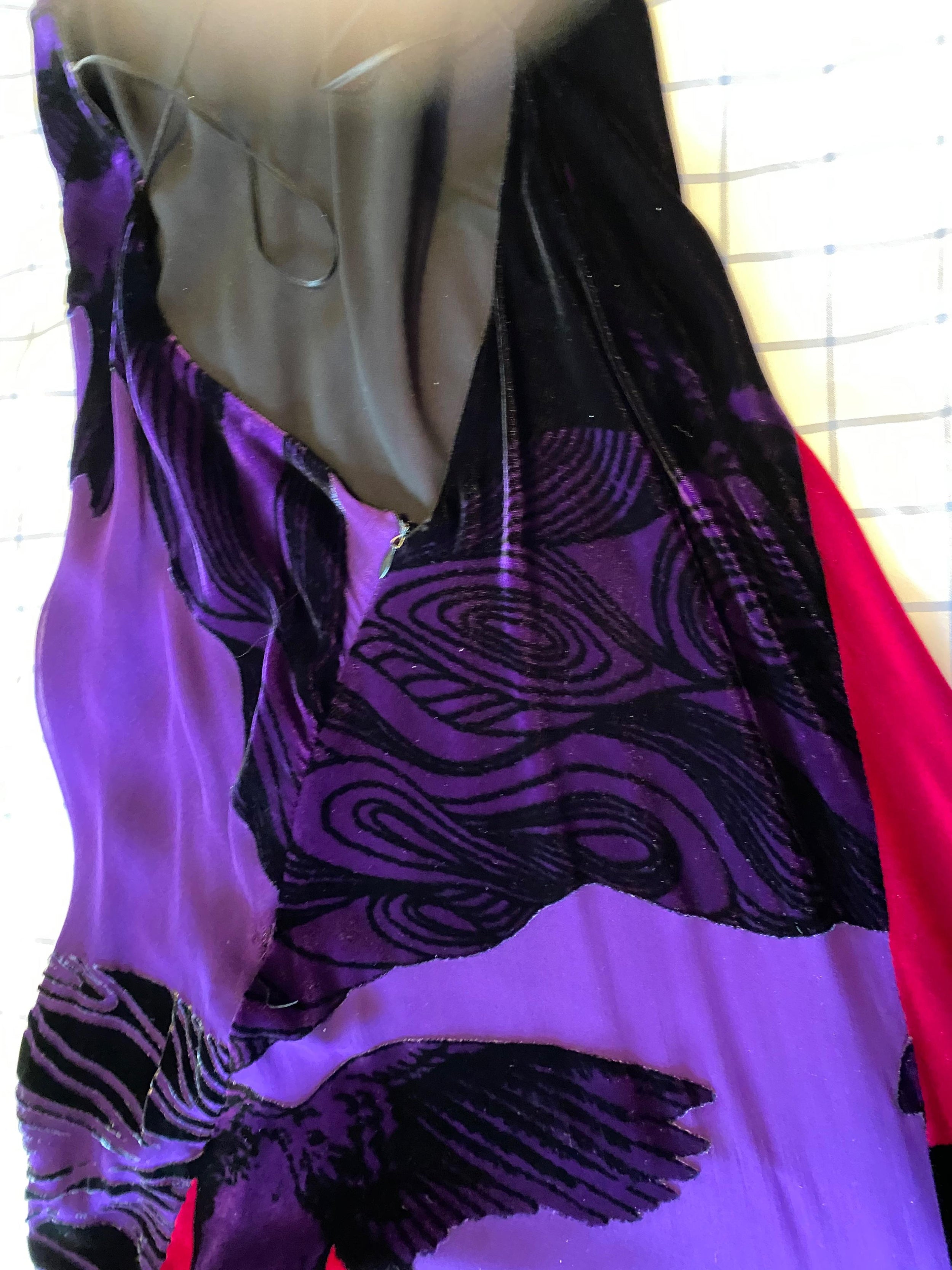 Joop Velvet Maxi Dress And Shawl