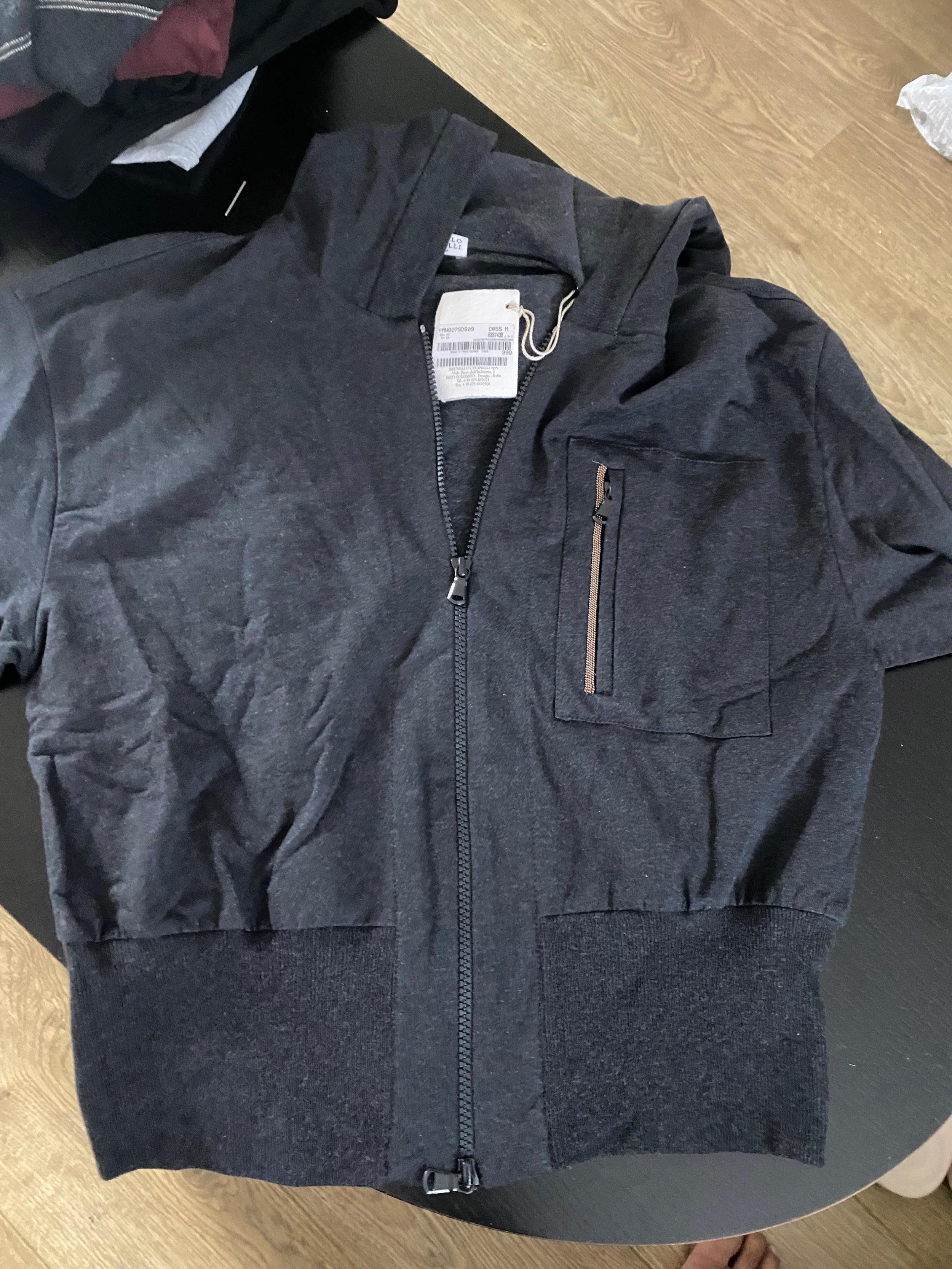 Brunello Cucinelli Black Jacket and Joggers Tracksuit