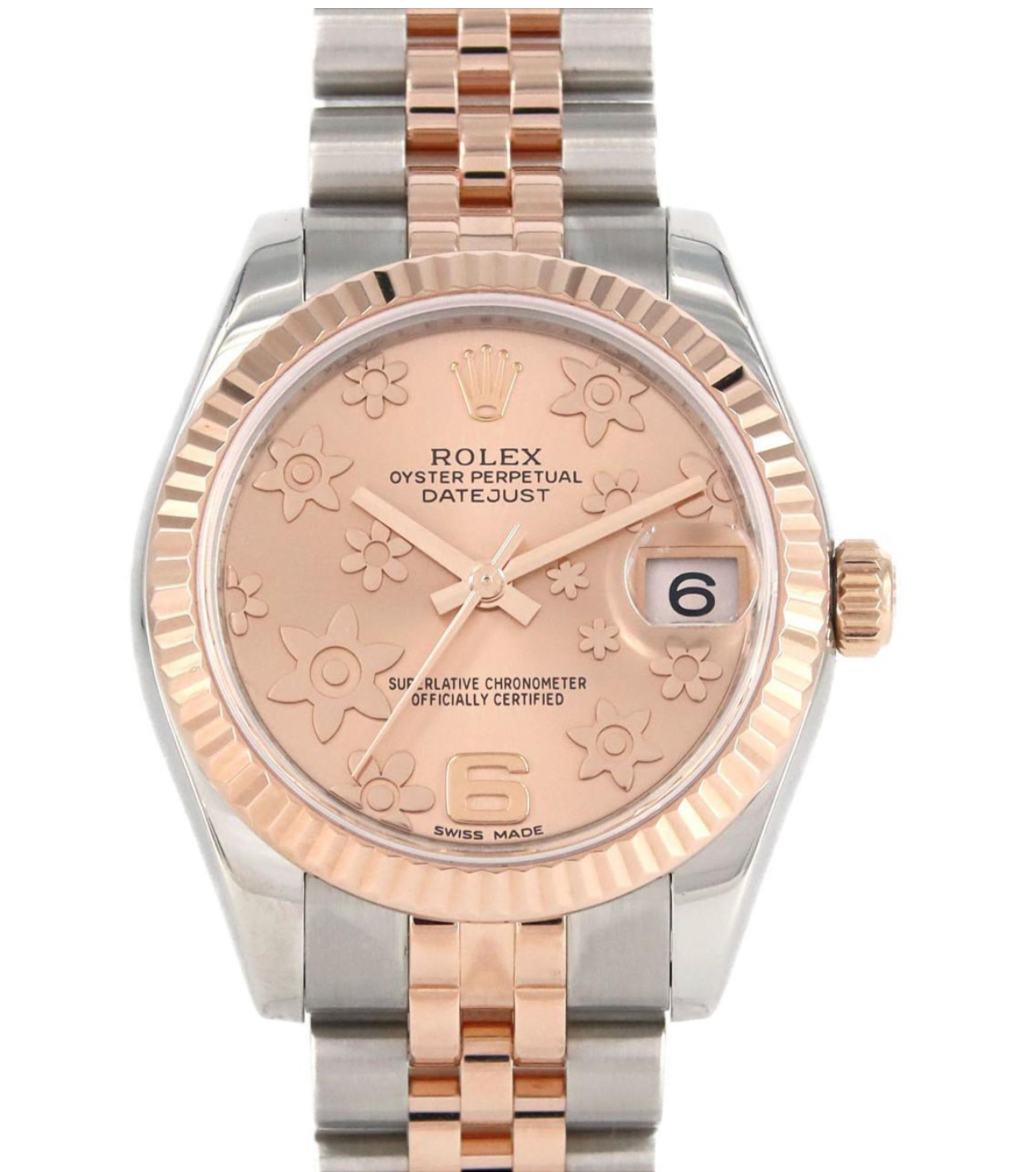 Floral Rose Gold Datejust 31mm