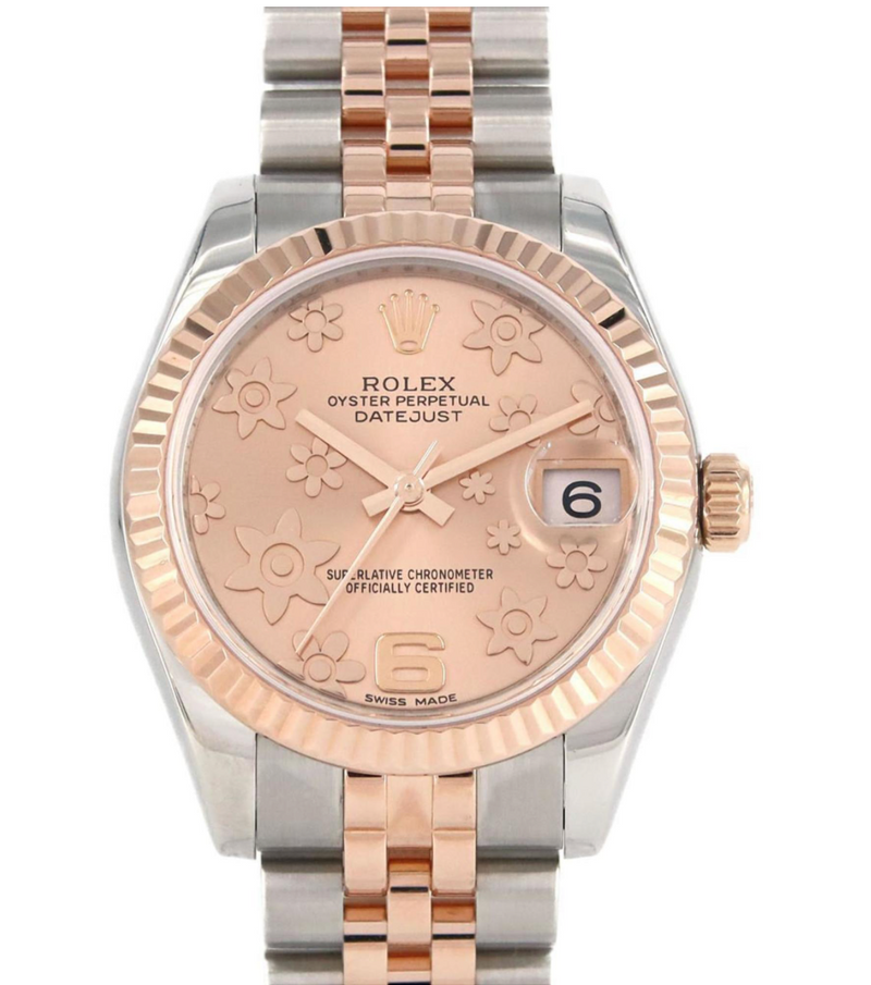 Floral Rose Gold Datejust 31mm