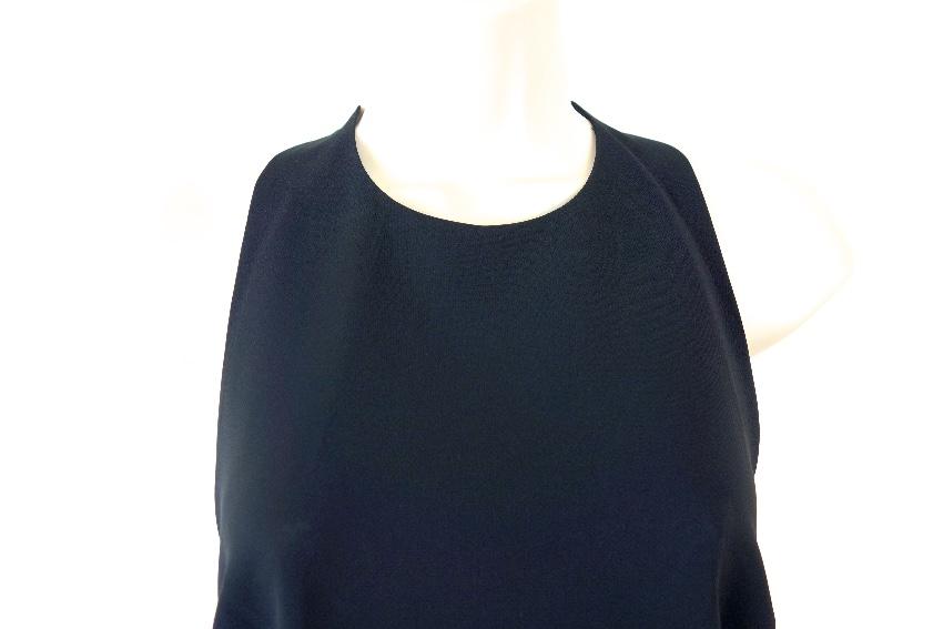 Moschino Cheap & Chic Crepe Halterneck Peplum Dress