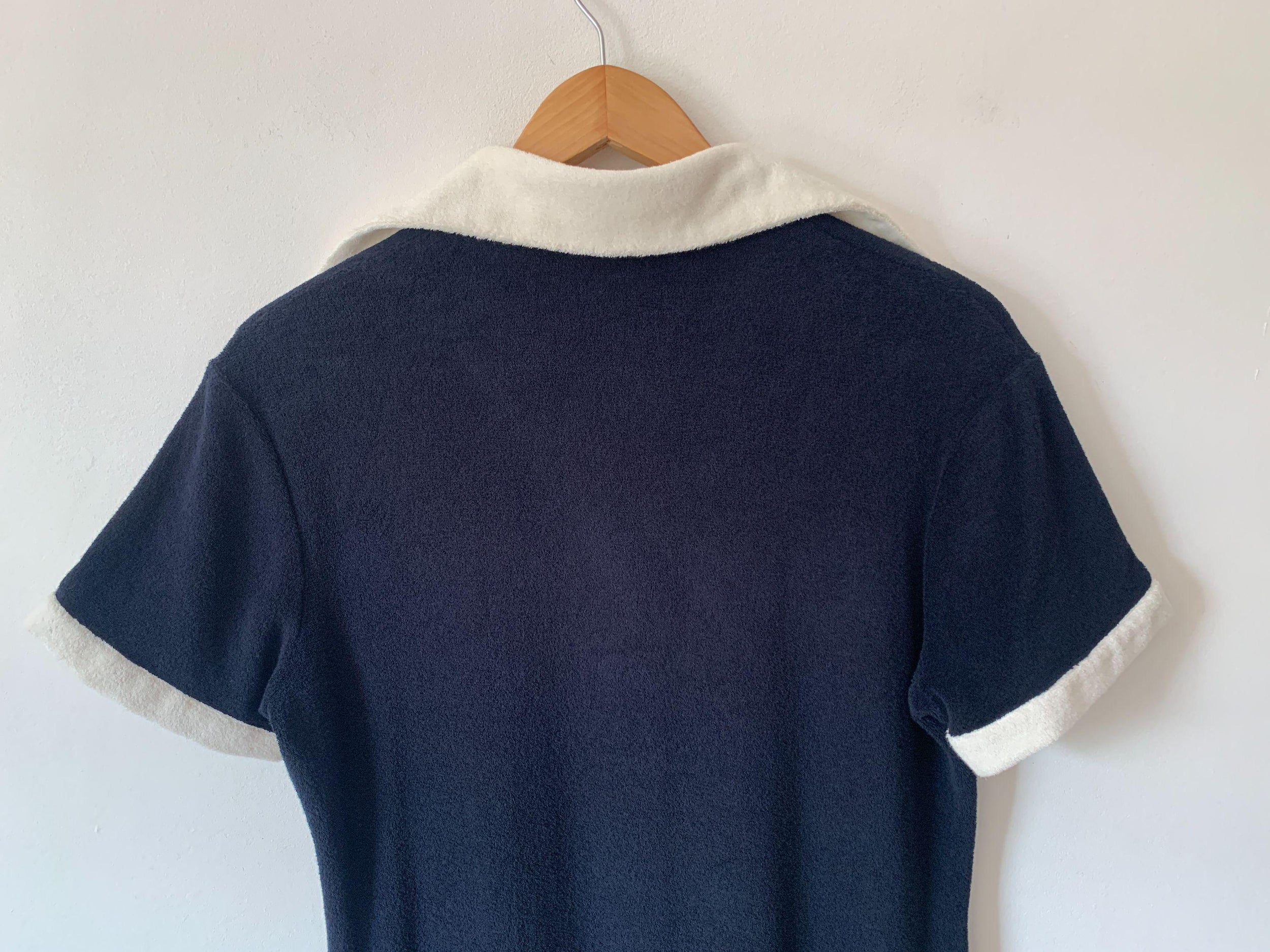 Giuliva Heritage Navy Towelling Dress