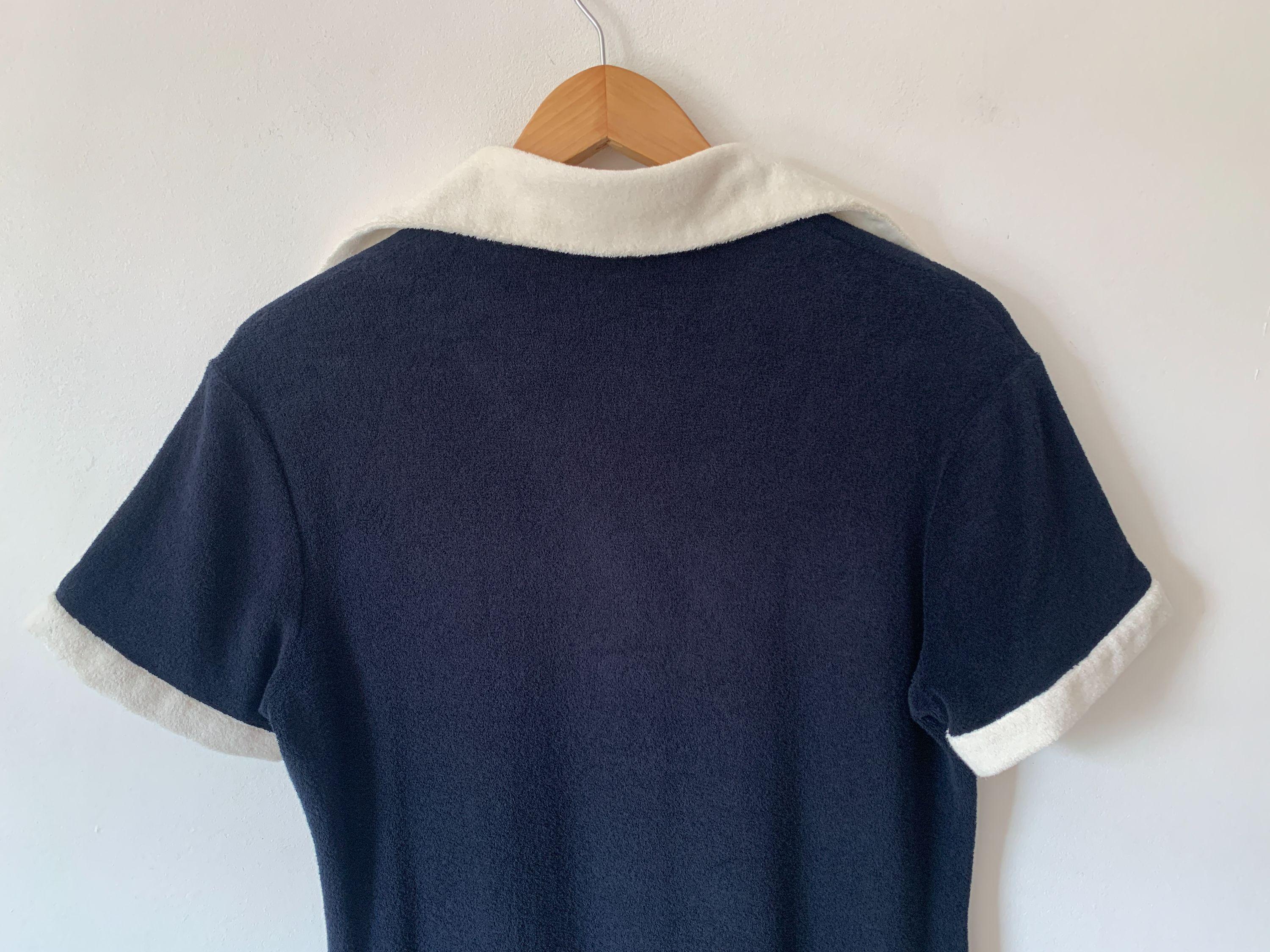 Giuliva Heritage Navy Towelling Dress