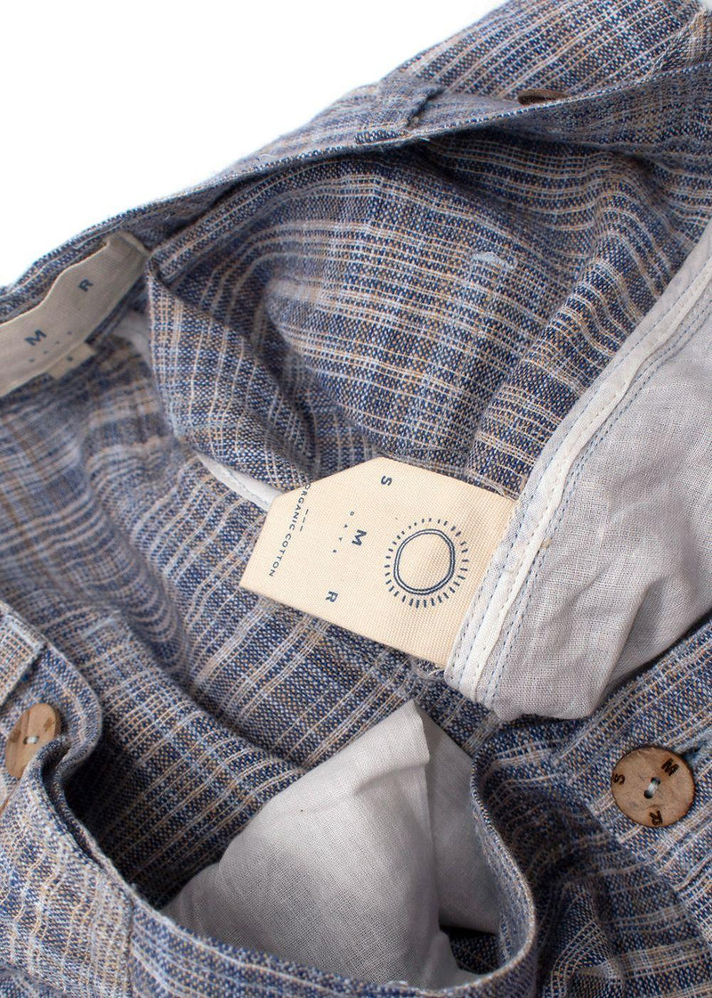SMR Days Blue Cotton Carpenter Trousers