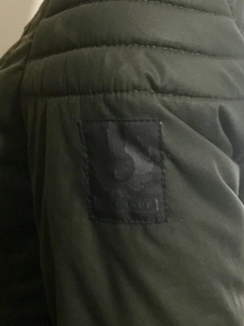 Belstaff Green Outlaw Waxed Biker Jacket