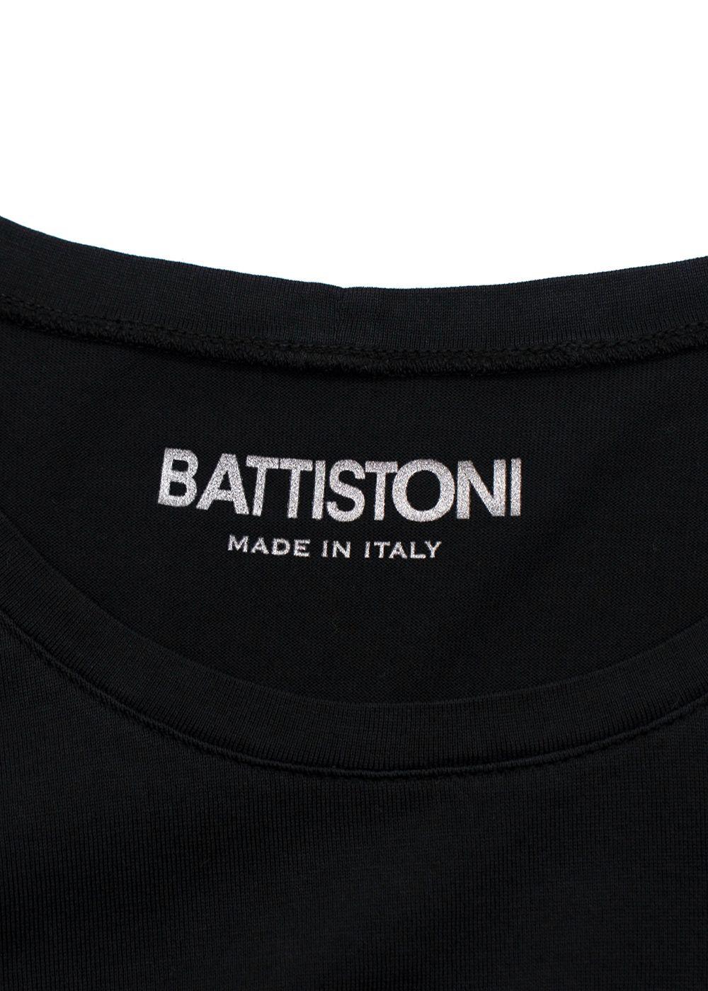 Battistoni Black Basic T-shirt