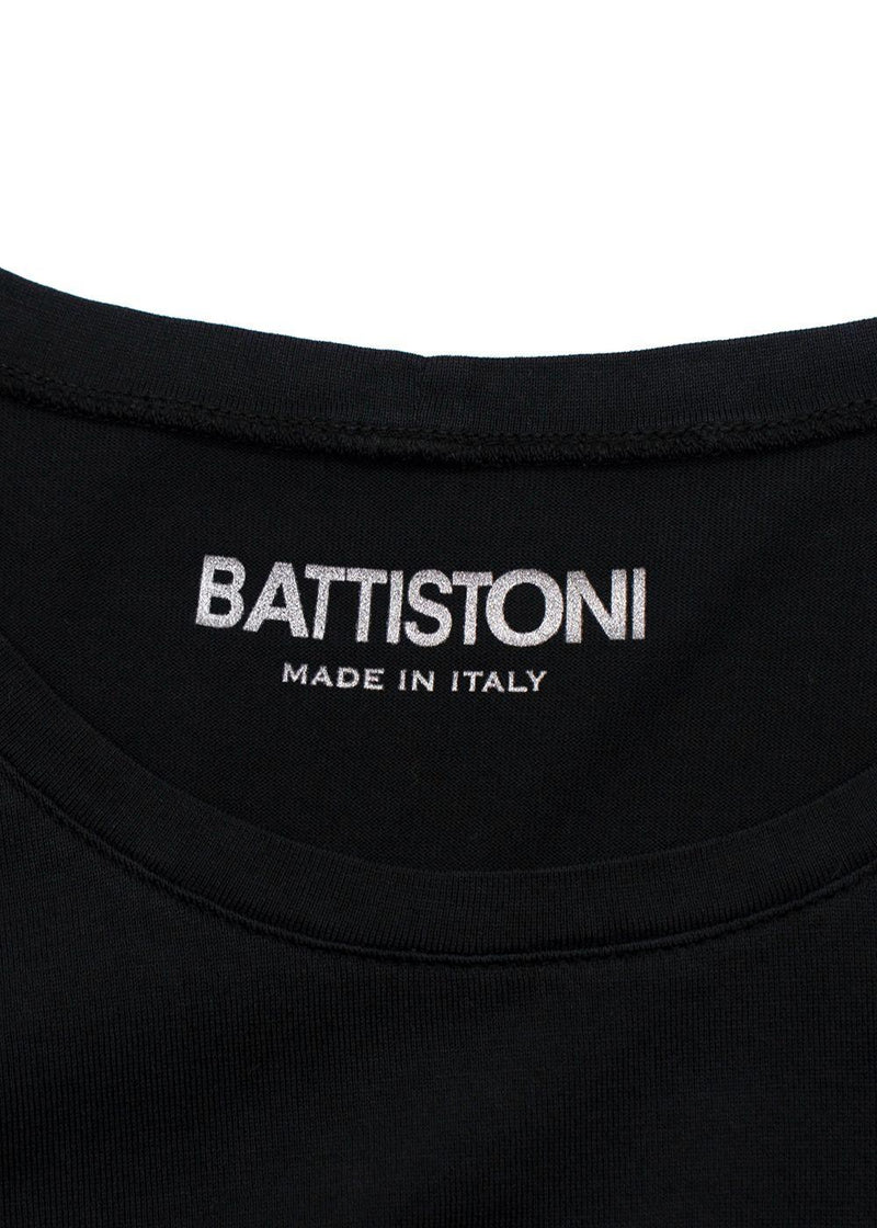 Battistoni Black Basic T-shirt