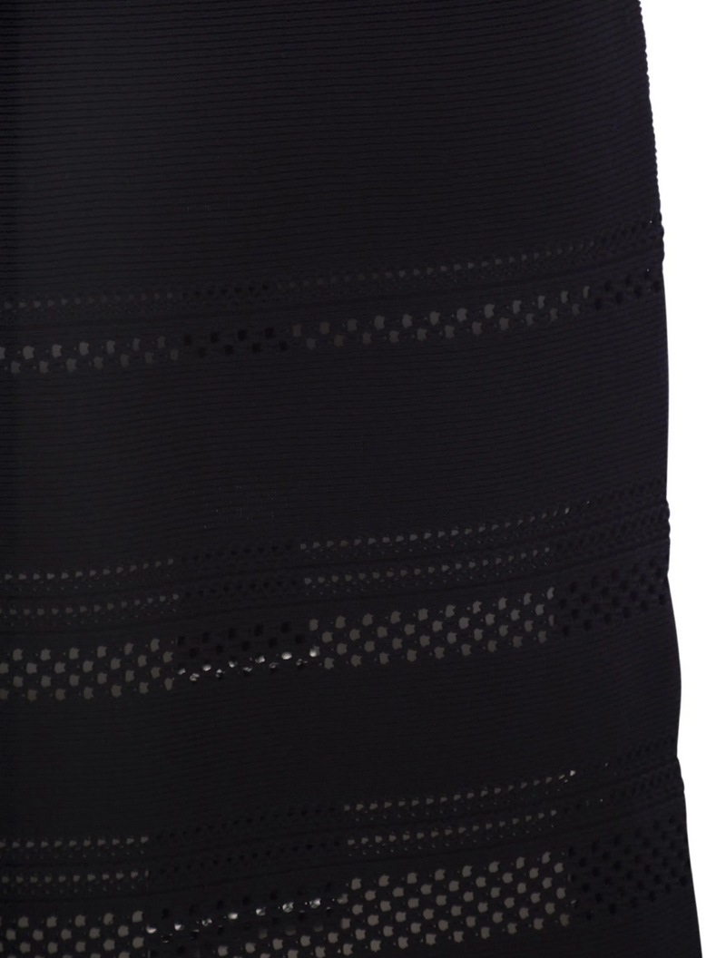 Fabiana Filippi Navy Cotton Sleeveless Midi Dress