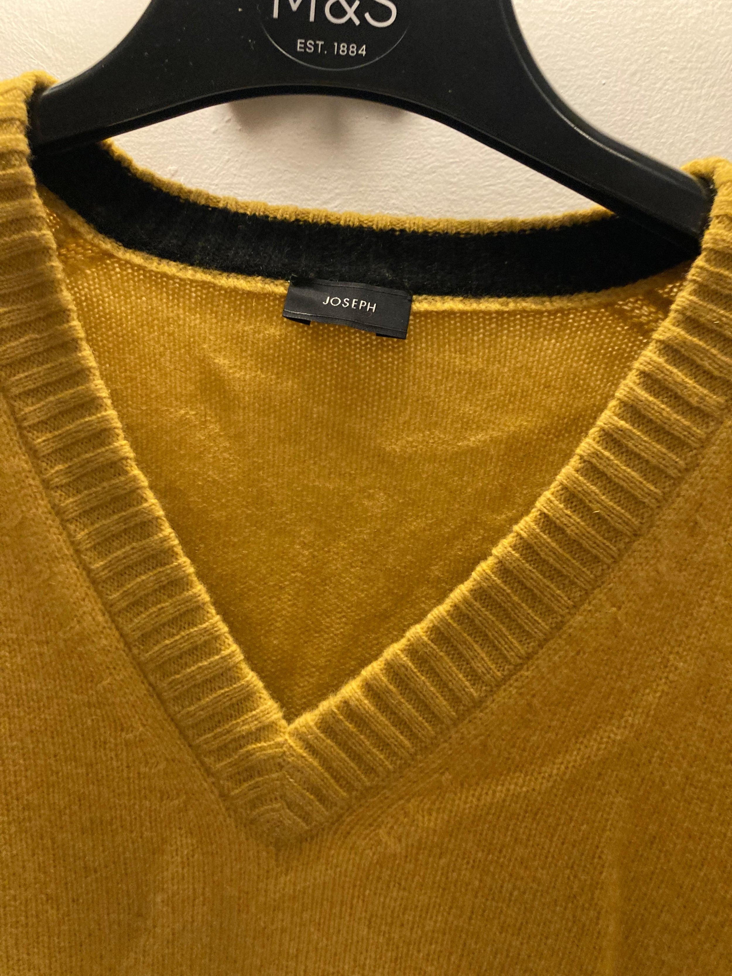 Golden-Mustard Wool Knit Jumper