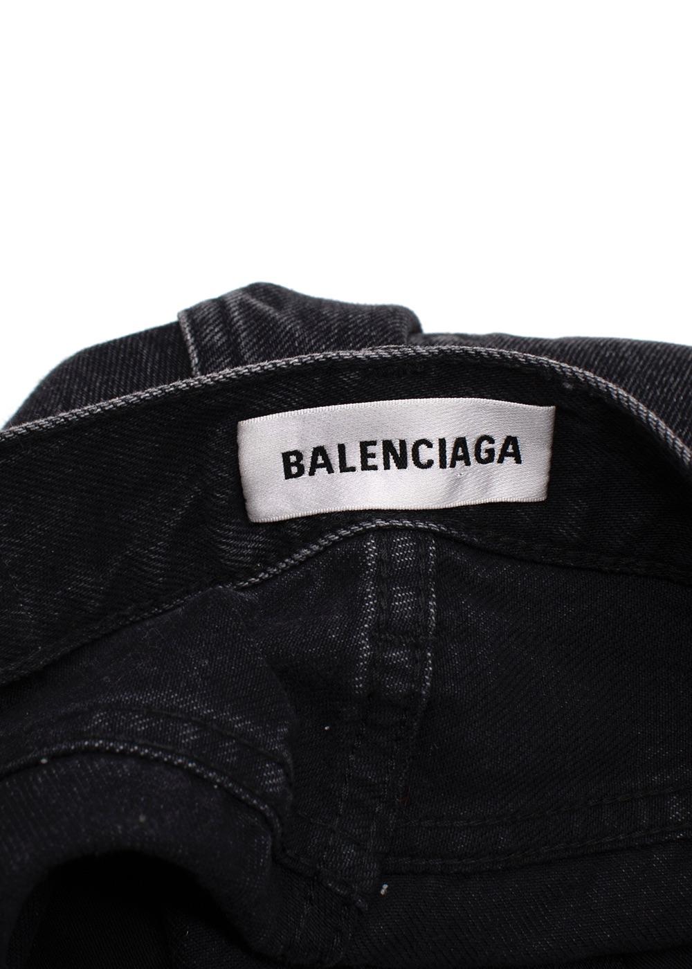 Balenciaga Black Straight Leg Jeans