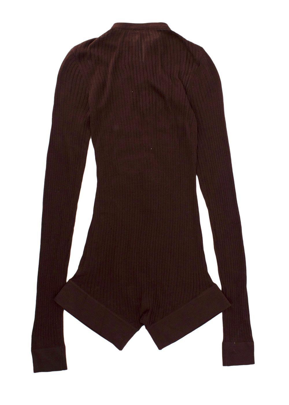 Dodo Bar Or Chocolate Brown Sheer Lubi Romper