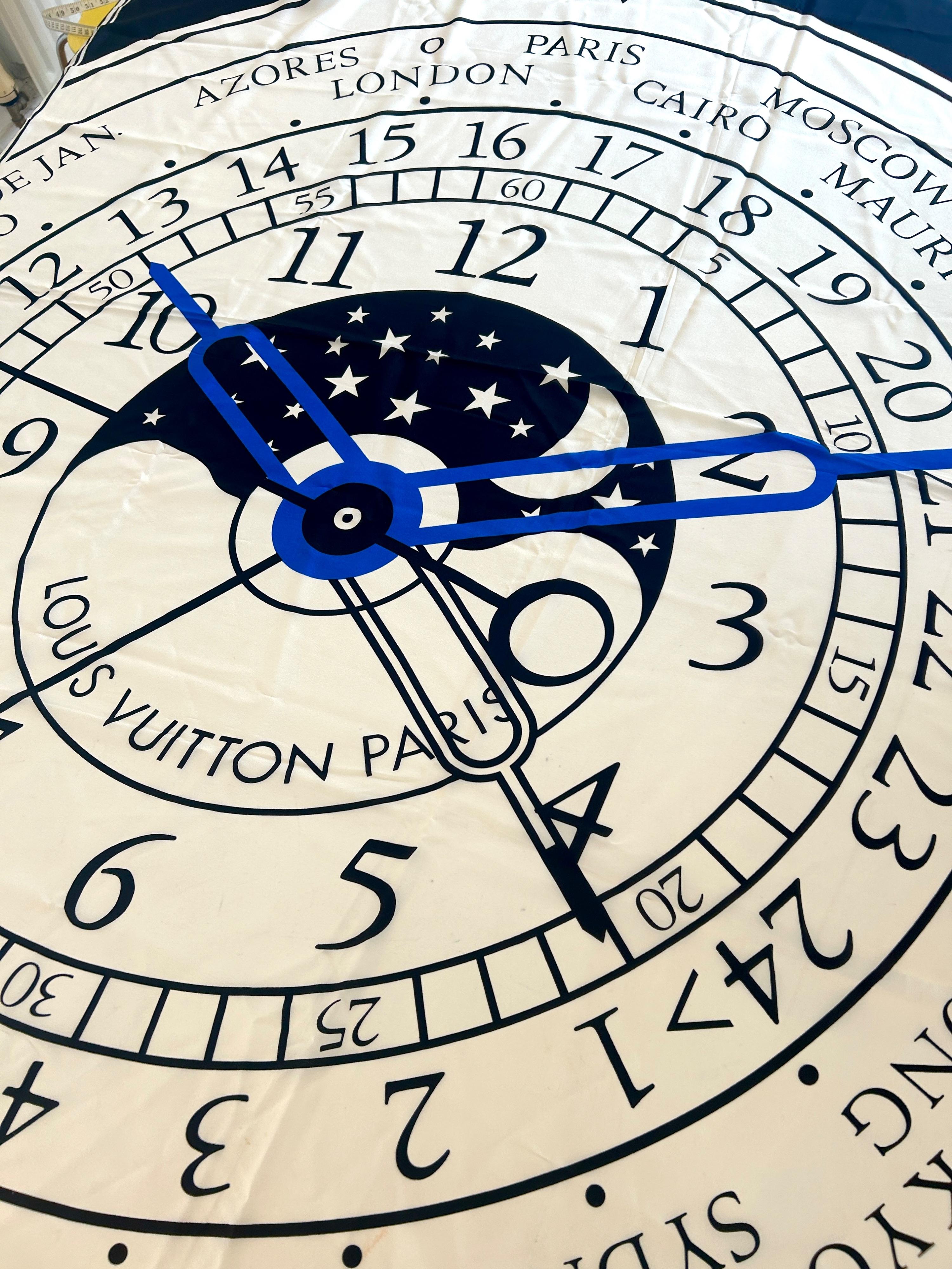 Louis Vuitton Limited Edition 'Le Temps Du Voyage' Silk Scarf