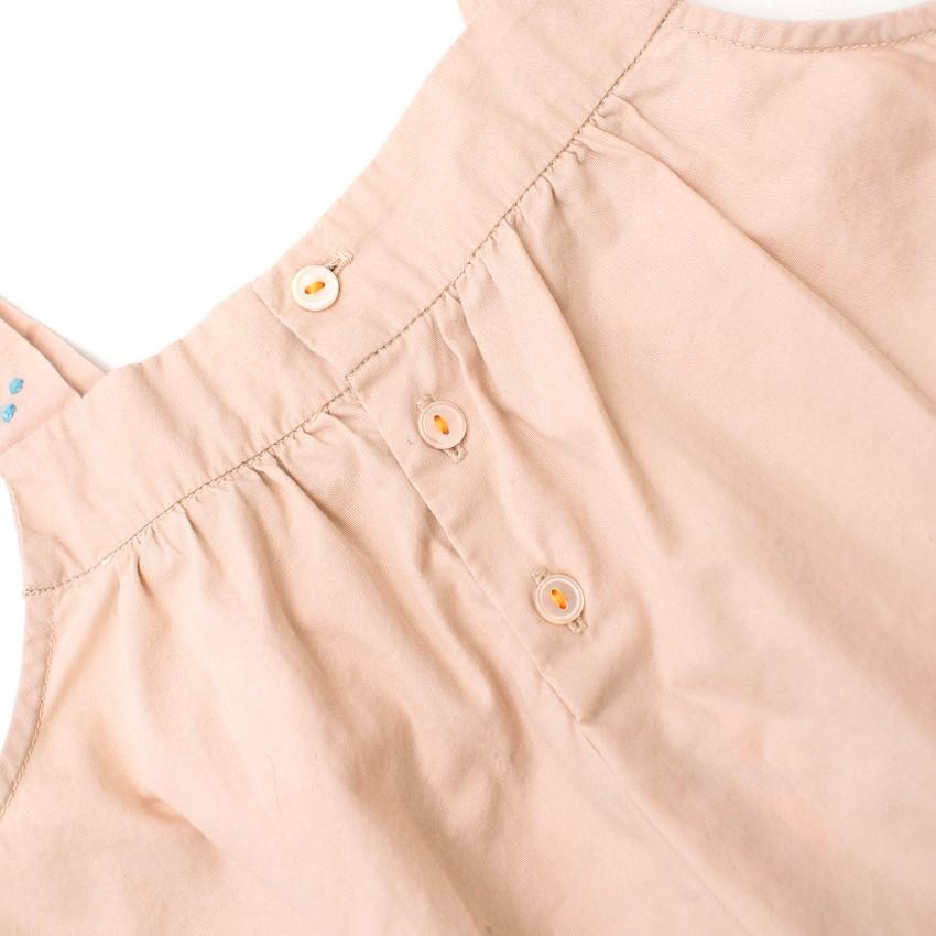 Bonpoint Girls 2Y Beige Embroidered Top