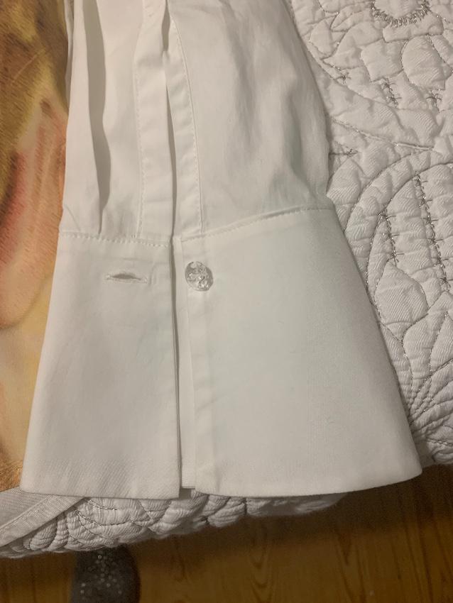 Escada Sheer printed White Shirt