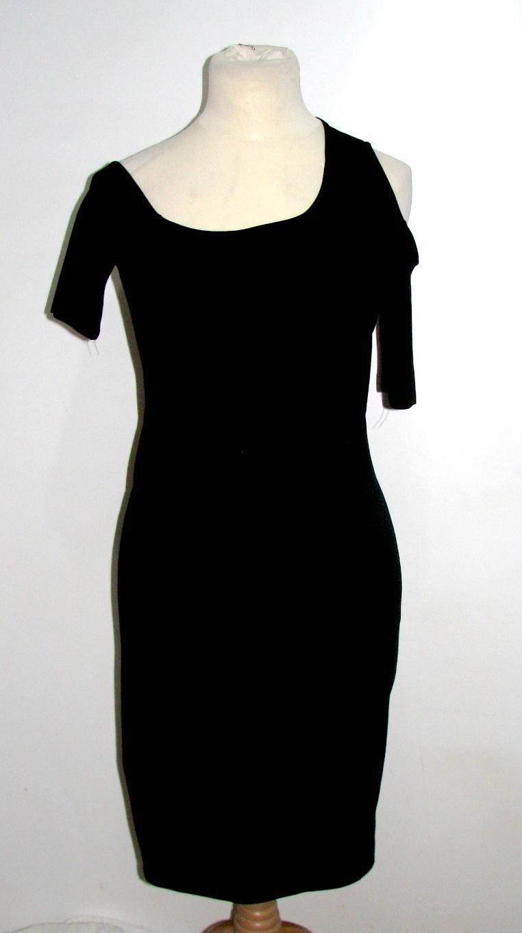 Helmut Lang shoulder bodycon dress