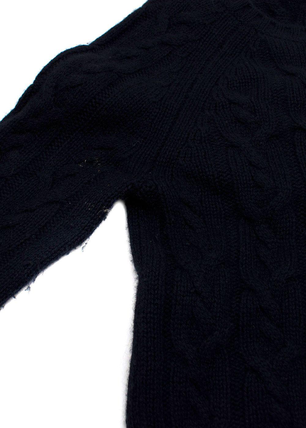 Loro Piana Navy Baby Cashmere Kid's Knit Jumper