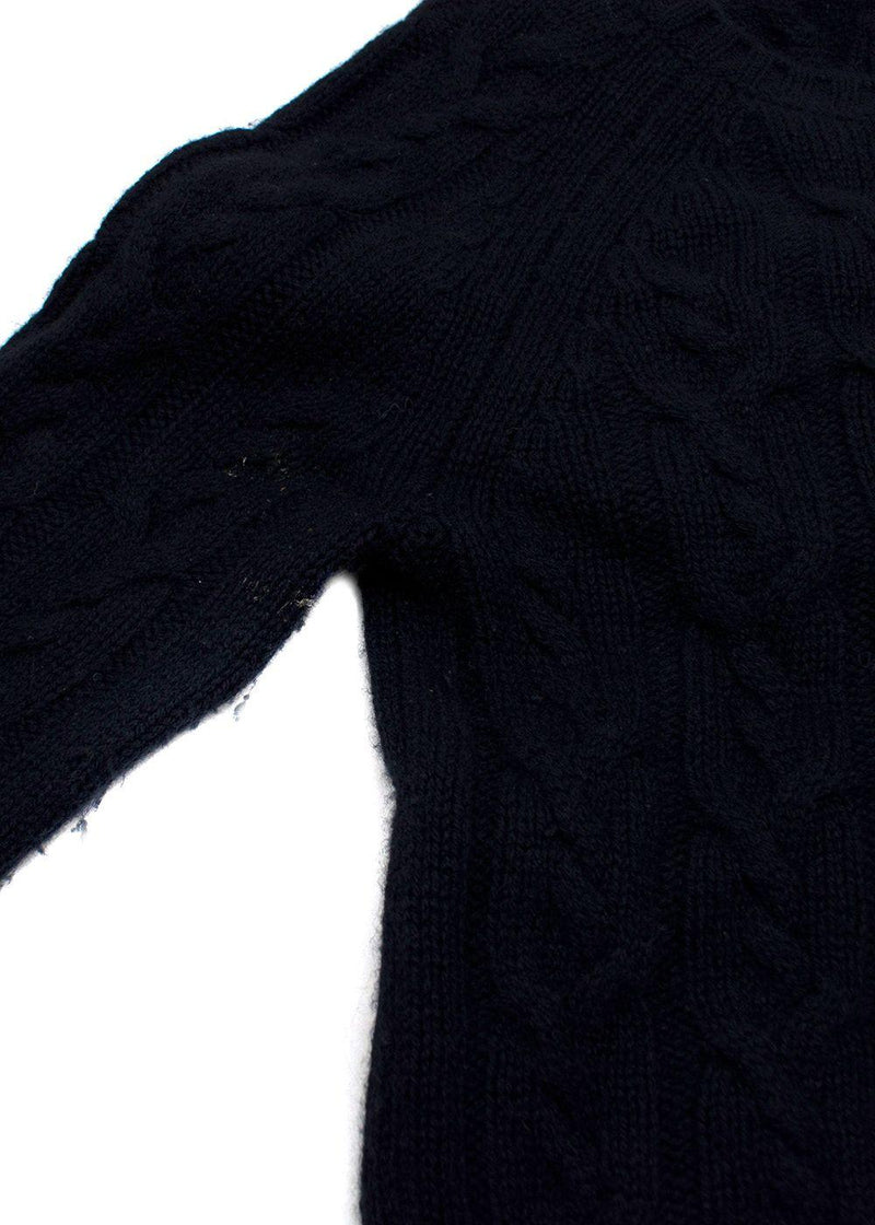Loro Piana Navy Baby Cashmere Kid's Knit Jumper