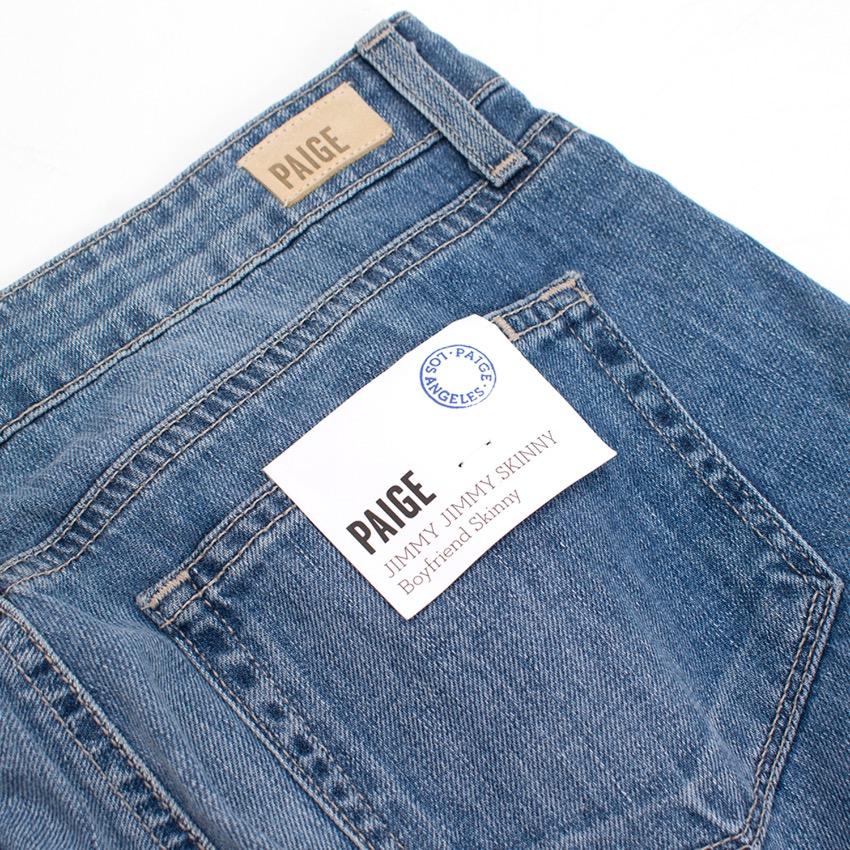 Paige Jimmy Jimmy Skinny Jeans with Patches