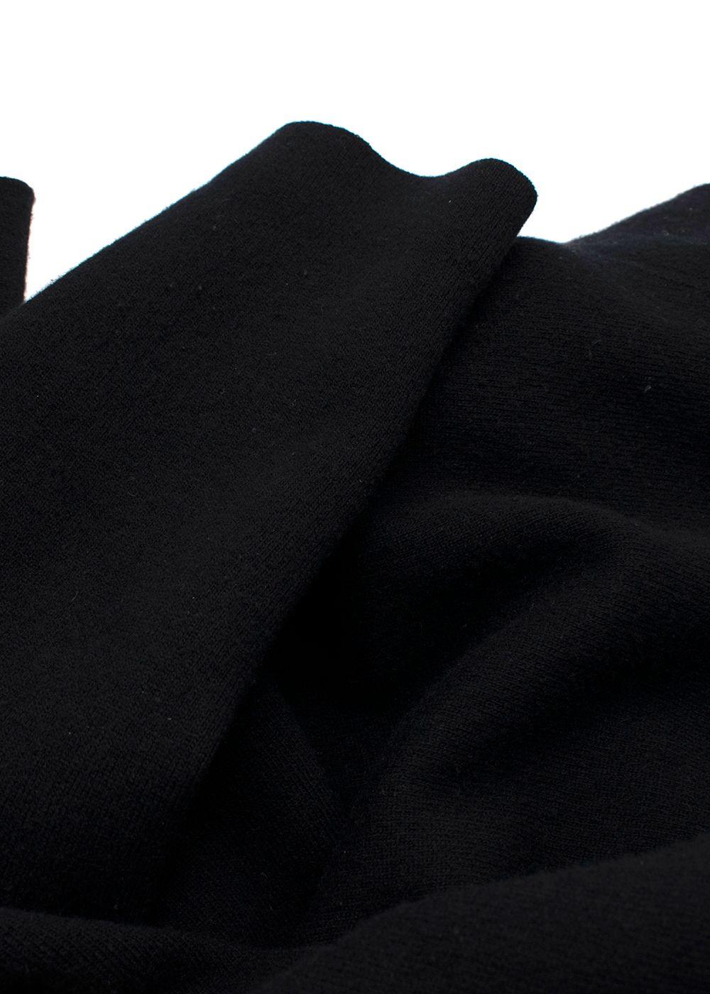 Prada Black Wool and Cashmere Blend  Zip Up  Jacket
