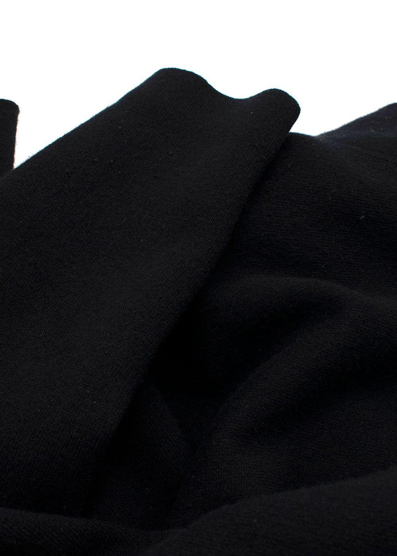 Prada Black Wool and Cashmere Blend  Zip Up  Jacket